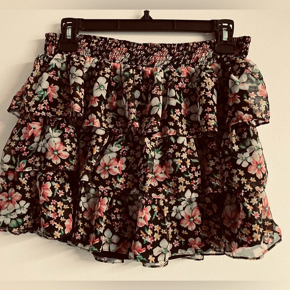 Girl’s Floral/Tiered Skort, Size 16, by Justice